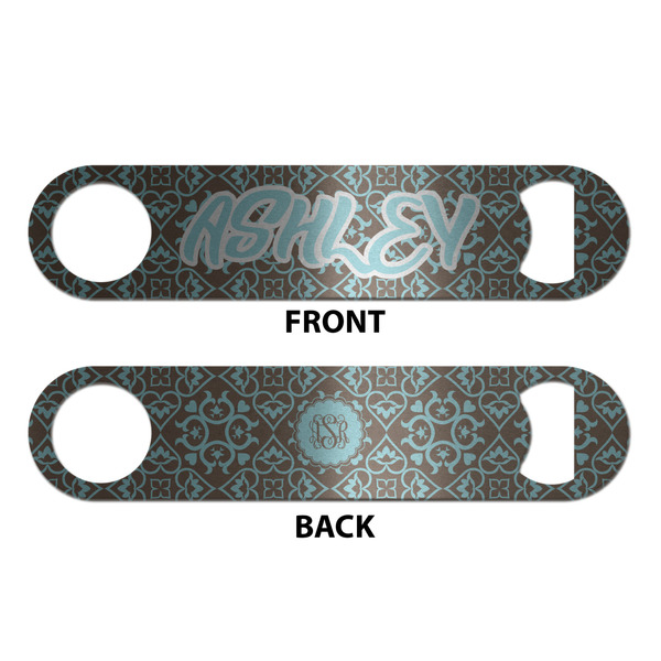 Floral Bottle Opener - Front & Back