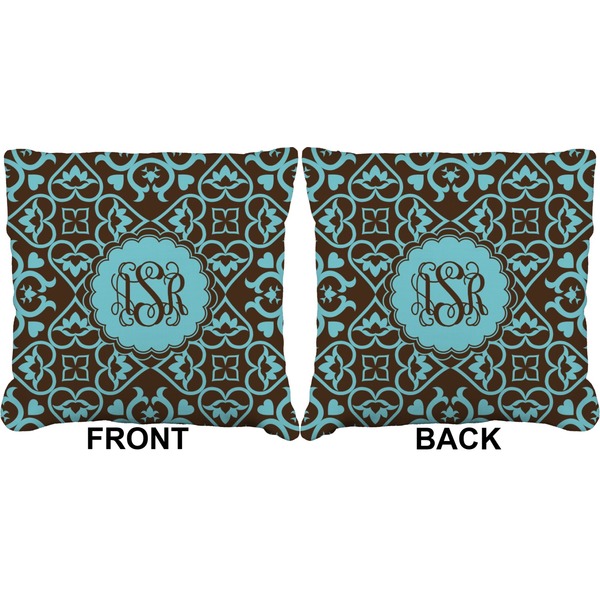 Floral Burlap Pillow Approval