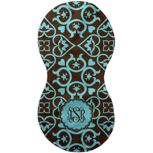 Floral Burp Peanut Shaped Flat