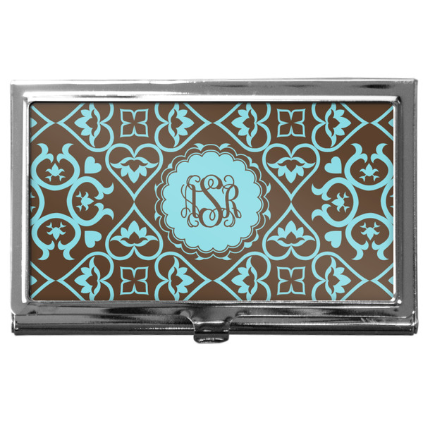 Custom Floral Business Card Case