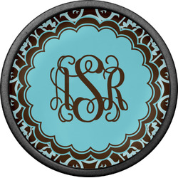 Floral Cabinet Knob (Black) (Personalized)