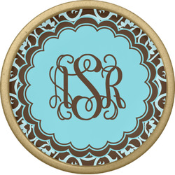 Floral Cabinet Knob - Gold (Personalized)