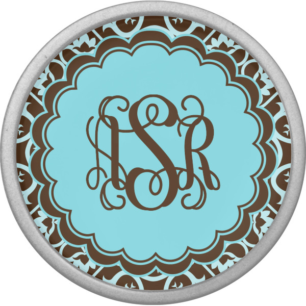 Floral Cabinet Knob - Nickel - Front