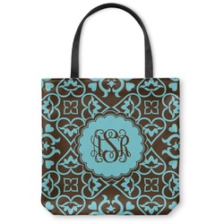 Floral Canvas Tote Bag - Medium - 16"x16" (Personalized)