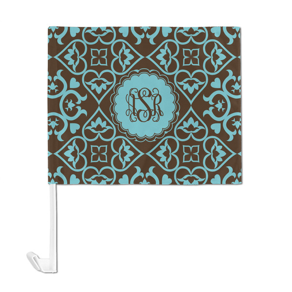 Floral Car Flag - Large - FRONT