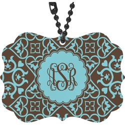 Floral Rear View Mirror Charm (Personalized)