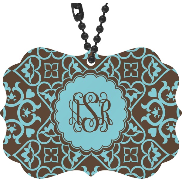 Custom Floral Rear View Mirror Charm (Personalized)