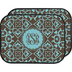 Floral Car Floor Mats (Back Seat) (Personalized)