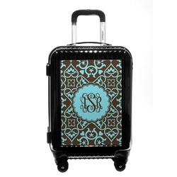 Floral Carry On Hard Shell Suitcase (Personalized)
