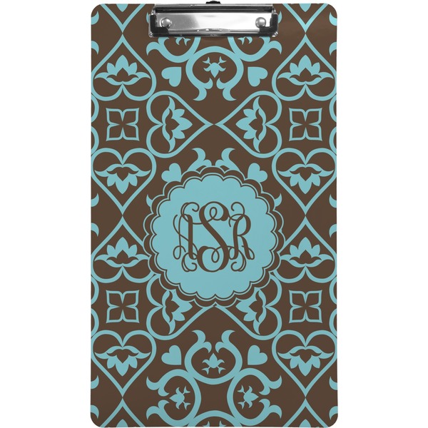 Custom Floral Clipboard (Legal Size) (Personalized)
