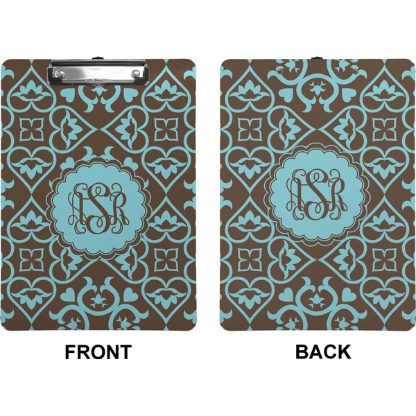 Floral Clipboard (Letter) (Front + Back)