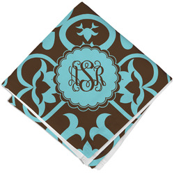 Floral Cloth Cocktail Napkin - Single w/ Monogram