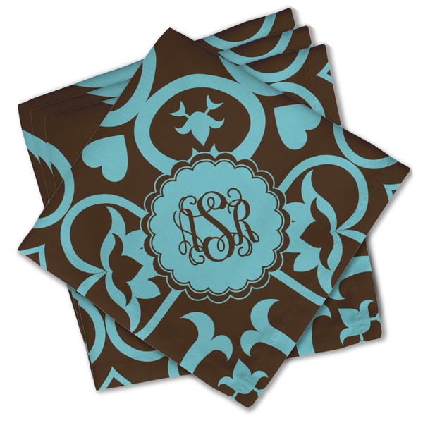 Floral Cloth Napkins - Personalized Lunch (PARENT MAIN Set of 4)