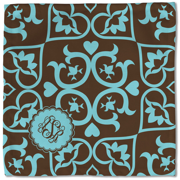 Floral Cloth Napkins - Personalized Lunch (Single Full Open)