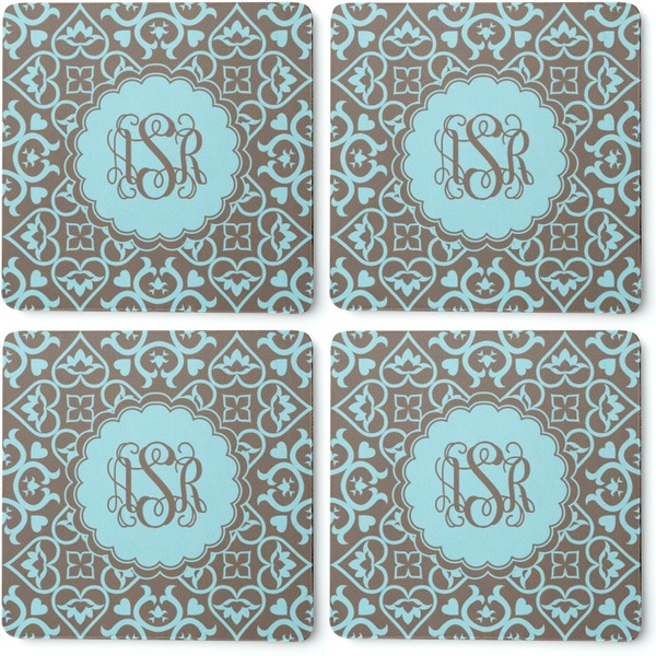 Floral Coaster Rubber Back - Apvl