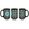 Floral Coffee Mug - 15 oz - Black APPROVAL