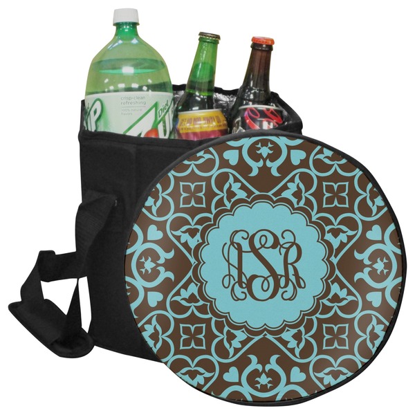 Custom Floral Collapsible Cooler & Seat (Personalized)