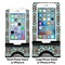 Floral Compare Phone Stand Sizes - with iPhones