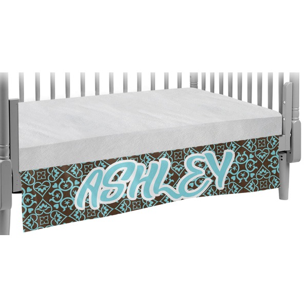 Custom Floral Crib Skirt (Personalized)