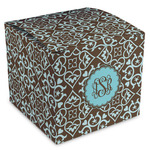 Floral Cube Favor Gift Boxes (Personalized)