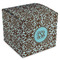Floral Cube Favor Gift Box - Front/Main