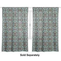 Floral Curtain Panel - Custom Size