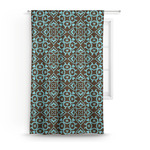 Floral Curtain Panel - Custom Size