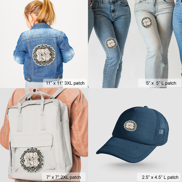 Floral Custom Shape Iron On Patches - LIFESTYLE