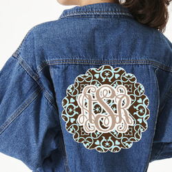Floral Twill Iron On Patch - Custom Shape - 3XL (Personalized)