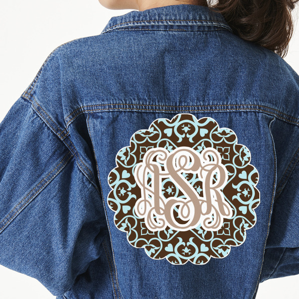Custom Floral Twill Iron On Patch - Custom Shape - 3XL (Personalized)