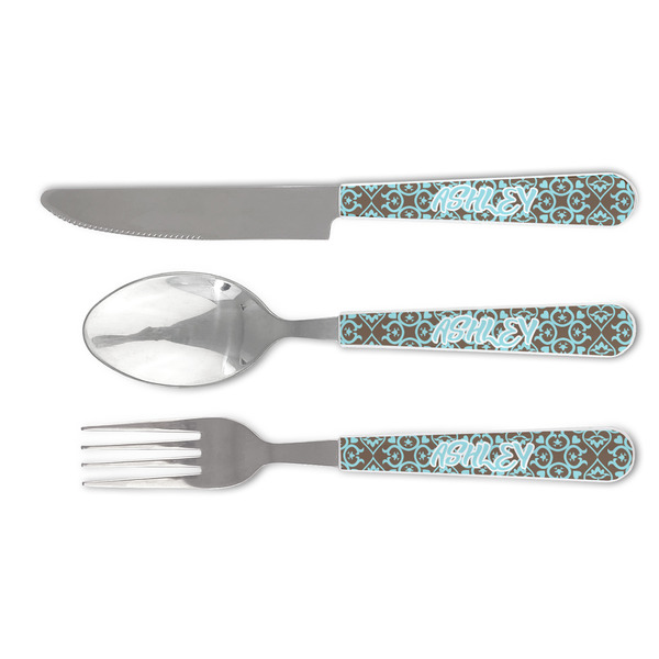 Custom Floral Cutlery Set (Personalized)