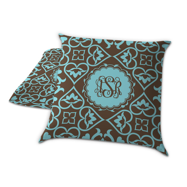 Floral Decorative Pillow Case - TWO