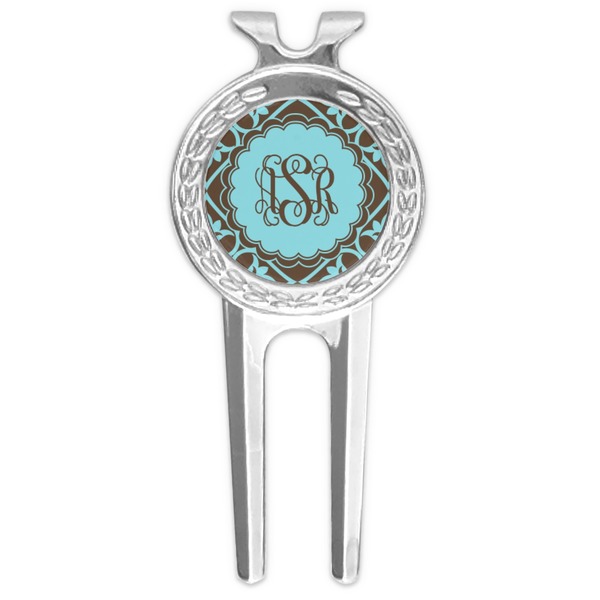 Custom Floral Golf Divot Tool & Ball Marker (Personalized)
