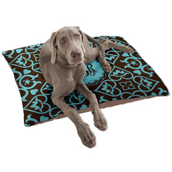 Floral Dog Bed - Large w/ Monogram