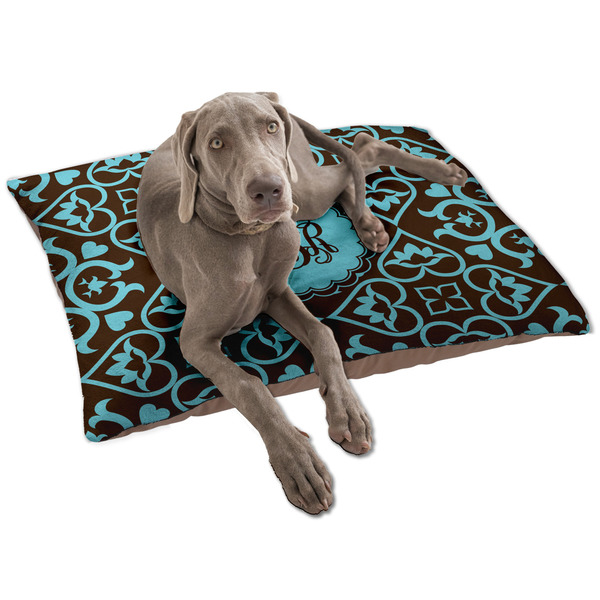 Floral Dog Bed - Large LIFESTYLE