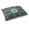 Floral Dog Bed - Medium w/ Monogram
