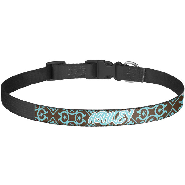 Custom Floral Dog Collar - Large (Personalized)