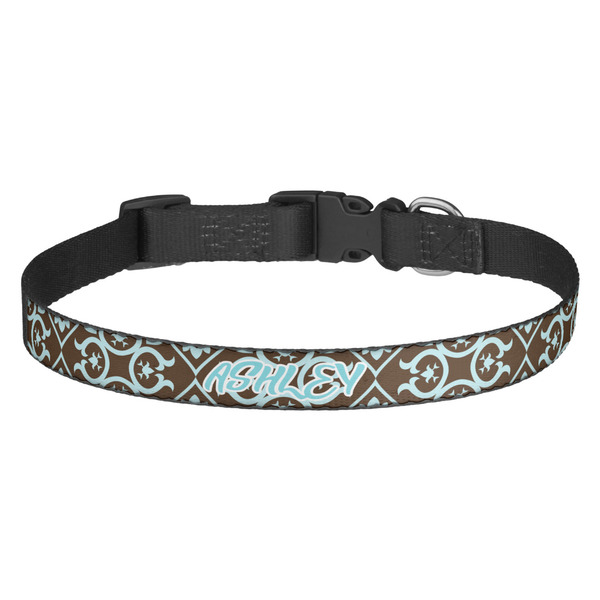 Custom Floral Dog Collar - Medium (Personalized)