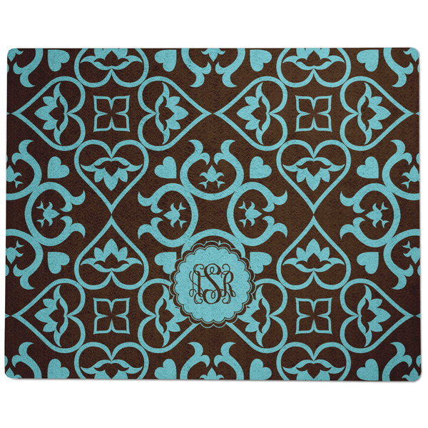 Floral Dog Food Mat - Large without Bowls