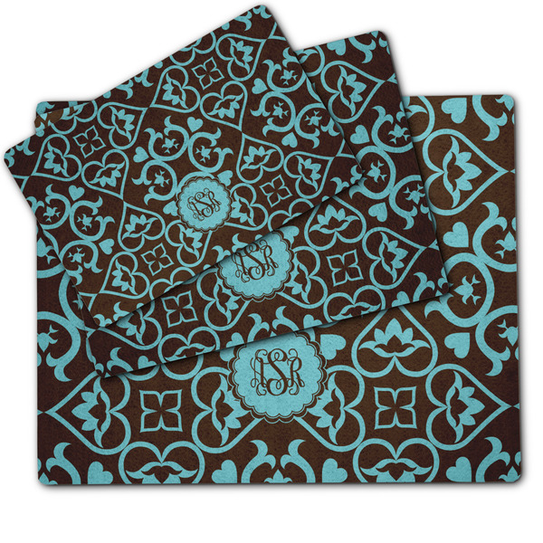 Floral Dog Food Mat - MAIN (sm, med, lrg)