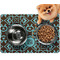 Floral Dog Food Mat - Small LIFESTYLE