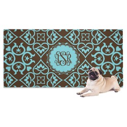 Floral Dog Towel (Personalized)