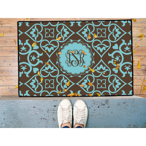 Floral Door Mat - LIFESTYLE (Med)