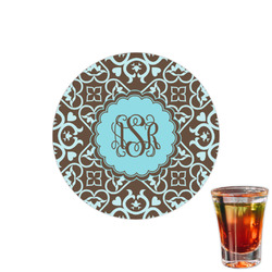 Floral Printed Drink Topper - 1.5" (Personalized)