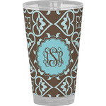 Floral Pint Glass - Full Color (Personalized)