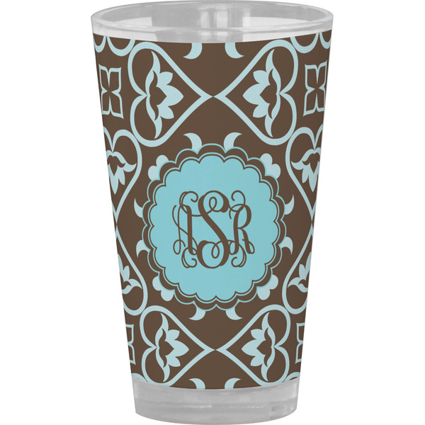 Custom Floral Pint Glass - Full Color (Personalized)