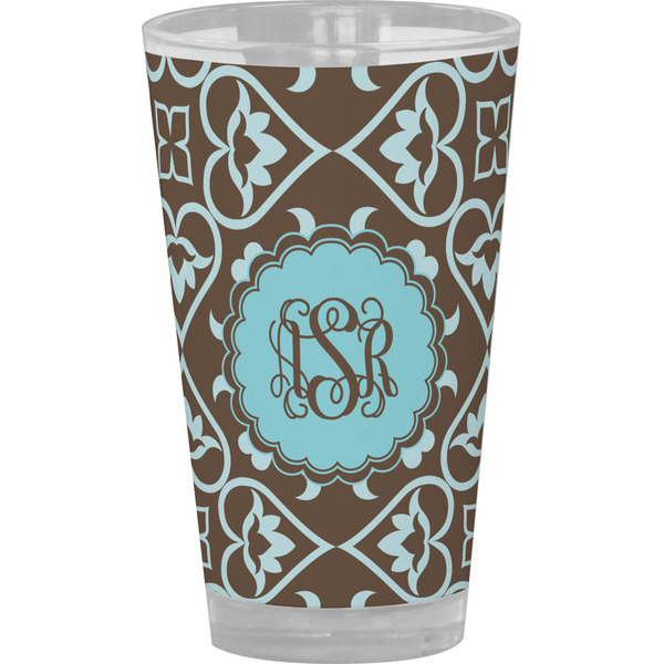Custom Floral Pint Glass - Full Color (Personalized)