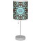 Floral Drum Lampshade with base included