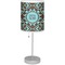 Floral Lamp with Drum Shade (Personalized)