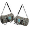 Floral Duffle bag large front and back sides